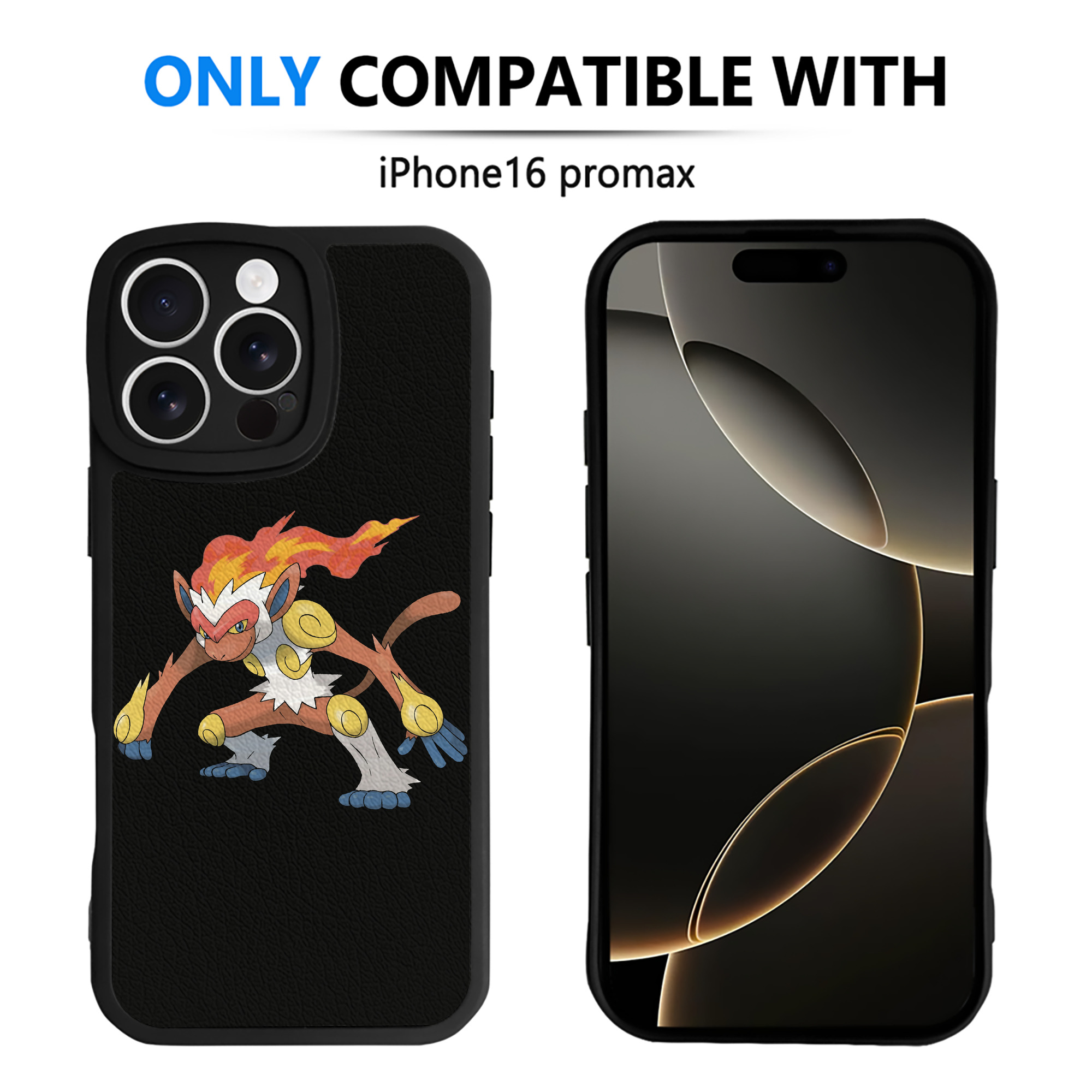 （画像用） ポケットモンスター Pokémon 【iPhone 16シリーズ対応】シリコンスマホケース（レザー調） 材質：シリコン